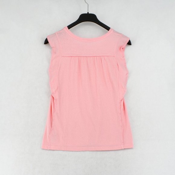 Sundry Pink Ruffle Sleeve Tank Top - Picture 5 of 6